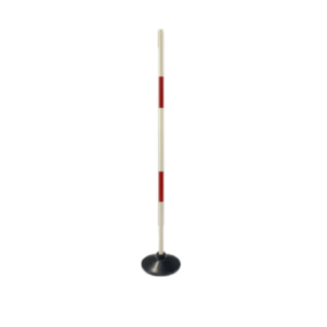 Agility Pole With Base 1.2M White & Red